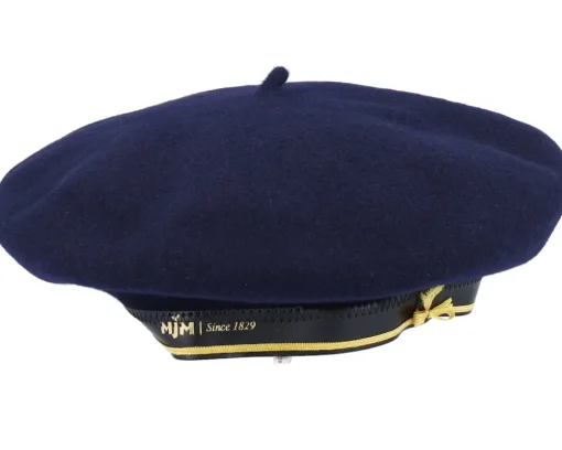 Basque Wool Navy Beret - MJM Hats