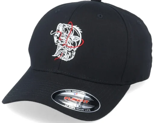 Bass Red Line Black Flexfit - Hunter