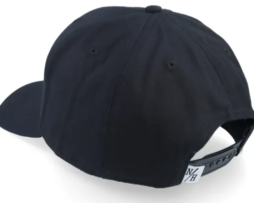 Batter Curved Brim Cap Black/White Adjustable - Northern Hooligans