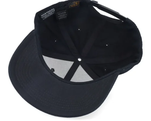 Batter Curved Brim Cap Black/White Adjustable - Northern Hooligans