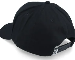 Batter Curved Brim Cap Black/Black Adjustable - Northern Hooligans