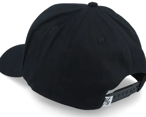 Batter Curved Brim Cap Black/Black Adjustable - Northern Hooligans