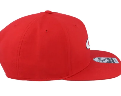 B1b Ellipse Hat Red Line Snapback - Oakley