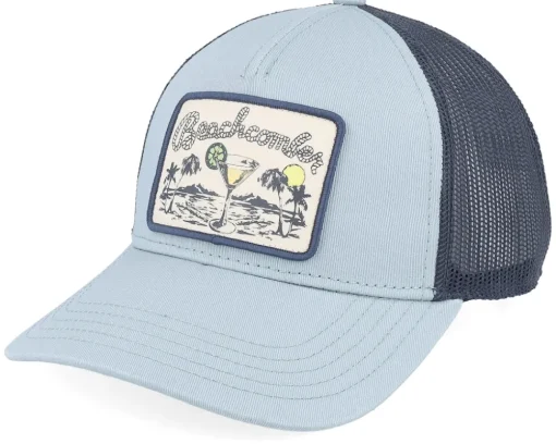 Beachcomber Archive Tiki Valin Smoke Blue/Navy Trucker - American Needle