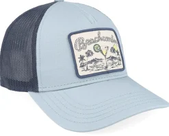 Beachcomber Archive Tiki Valin Smoke Blue/Navy Trucker - American Needle