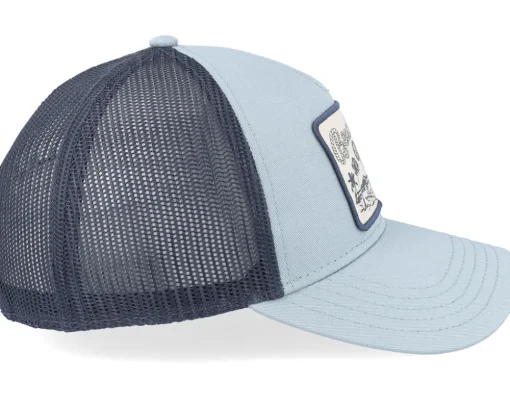Beachcomber Archive Tiki Valin Smoke Blue/Navy Trucker - American Needle
