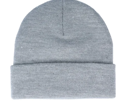 Beanie Grey Heather Cuff - HUF