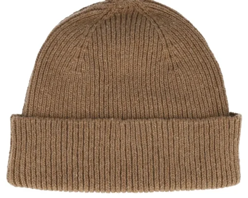 Beanie Hemavan Wool Camel Brown Cuff - Dedicated