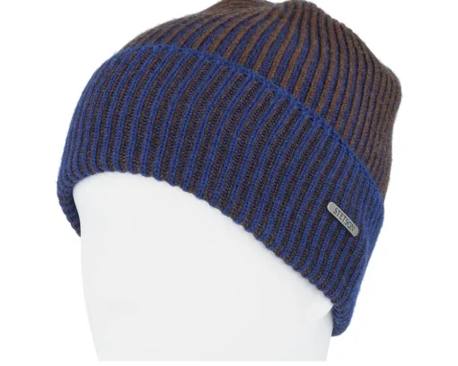 Beanie Merino Wool-62 Royal/Black Cuff - Stetson
