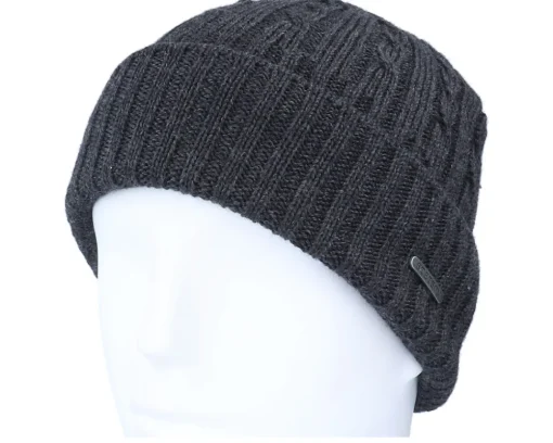 Beanie Wool Black Cuff - Stetson