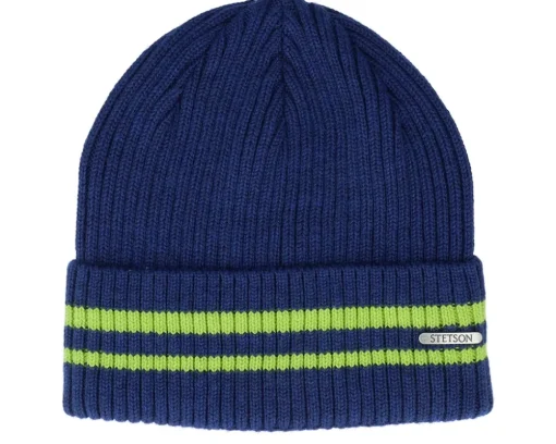 Beanie Wool-24 Royal Blue Cuff - Stetson