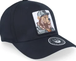 Bear Cap Man Black Flexfit - Bearded Man