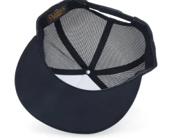 Bear Cap Man Classic White/Black A-frame Trucker - Bearded Man