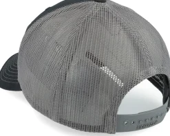 Bear Engraved 112 Split Black/Charcoal Trucker - Wild Spirit