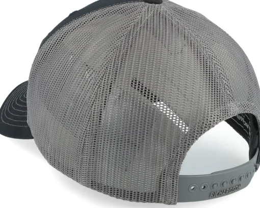 Bear Engraved 112 Split Black/Charcoal Trucker - Wild Spirit