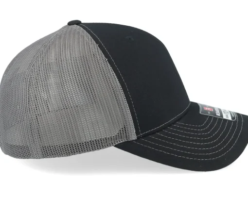 Bear Engraved 112 Split Black/Charcoal Trucker - Wild Spirit