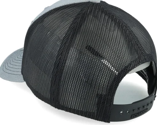 Bear Engraved 112fp Split Heather Grey/Black Trucker - Wild Spirit