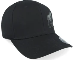Bear Engraved Wooly Combed Black Flexfit - Wild Spirit