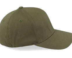 Bear Engraved Wooly Combed Olive Flexfit - Wild Spirit