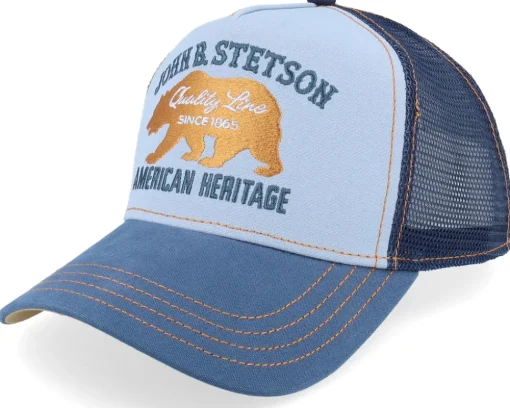 Bear Light Blue/Blue Trucker - Stetson