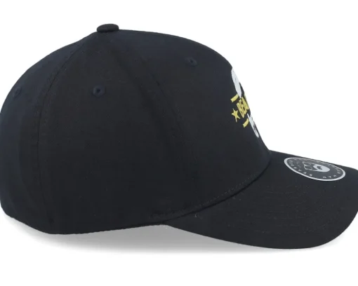 Beard Logo Black Flexfit - Bearded Man