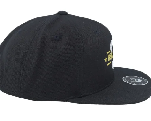 Beard Logo Black Snapback - Bearded Man