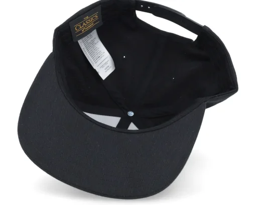 Beard Logo Black Snapback - Bearded Man