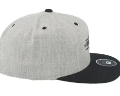 Beard Logo Grey/Black Snapback - Bearded Man