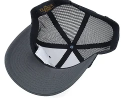 Beard Logo R 6-panel 2-tone Charcoal/Black Trucker - Bearded Man