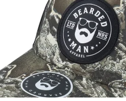 Beard Logo R 112pfp Realtree Excape/Black A-frame Trucker - Bearded Man