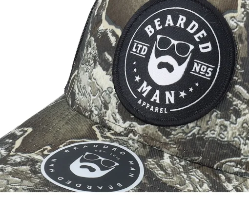 Beard Logo R 112pfp Realtree Excape/Black A-frame Trucker - Bearded Man