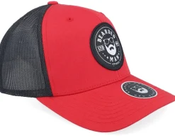 Beard Logo R Red/Black Trucker - Bearded Man