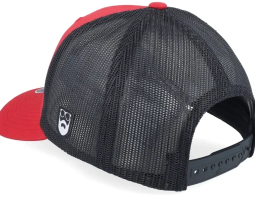 Beard Logo R Red/Black Trucker - Bearded Man