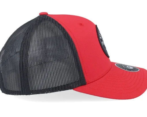 Beard Logo R Red/Black Trucker - Bearded Man
