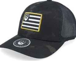 Beard Nation Black Camo Trucker - Bearded Man
