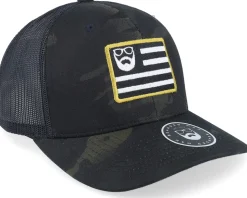 Beard Nation Black Camo Trucker - Bearded Man