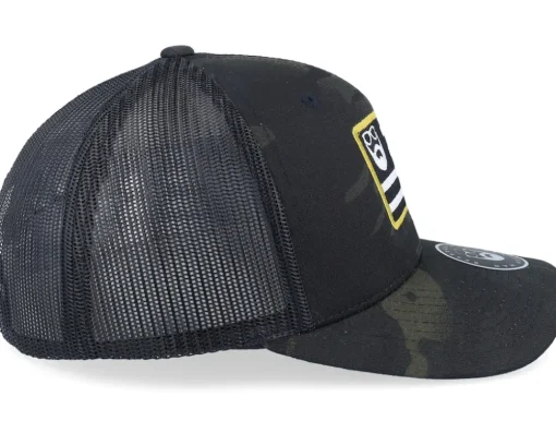 Beard Nation Black Camo Trucker - Bearded Man