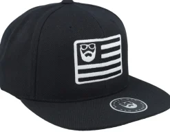 Beard Nation Black Snapback - Bearded Man