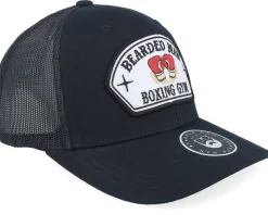 Bearded Boxing Gym Black Trucker - Bearded Man
