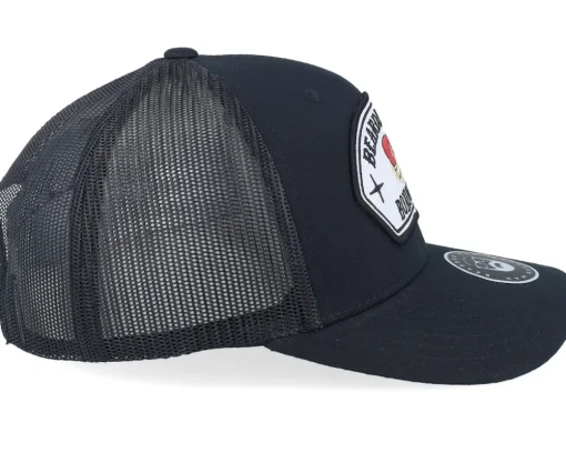 Bearded Boxing Gym Black Trucker - Bearded Man