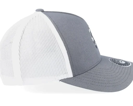 Bearded Calaveras Scull Grey/White Trucker - Bearded Man