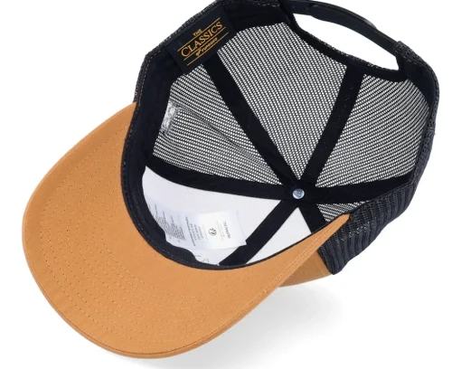 Bearded Rock Sign Scull Caramel/Black Trucker - Bearded Man