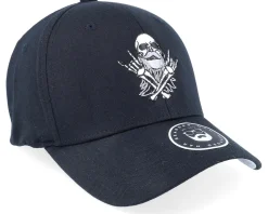 Bearded Rockstar Scull Black Flexfit - Bearded Man