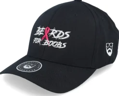 Beards For Boobs Black Flexfit - Bearded Man