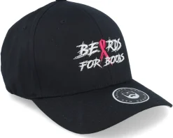 Beards For Boobs Black Flexfit - Bearded Man