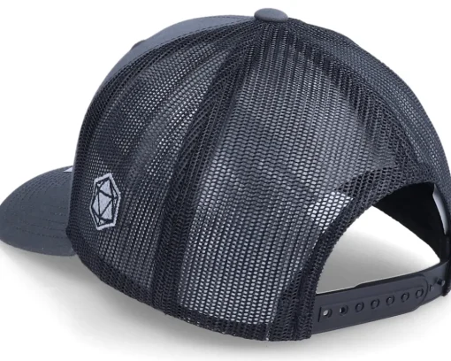 Because Im Dm Emblem Charcoal/Black Trucker - Critiql Hit