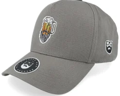 Beer Man Logo Grey A-Frame Adjustable - Bearded Man