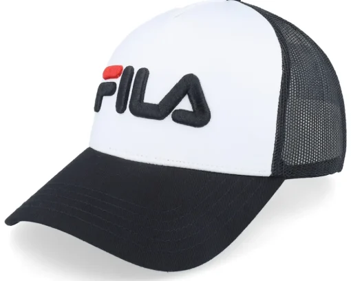 Beppu Linear Logo White/Red/Blue Trucker - Fila