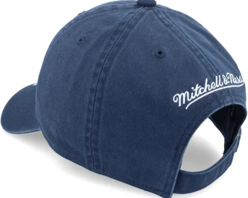 Big Apple Navy Dad Cap - Mitchell & Ness