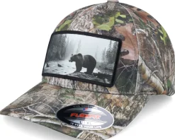 Big Bear Wide Patch Retro Black Trucker - Hunter
